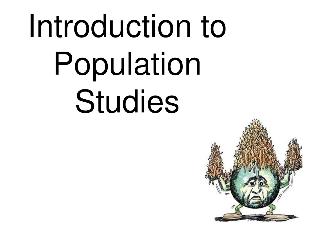 Exploring a Career in Population Studies